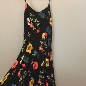 Black Floral Summer Dress
